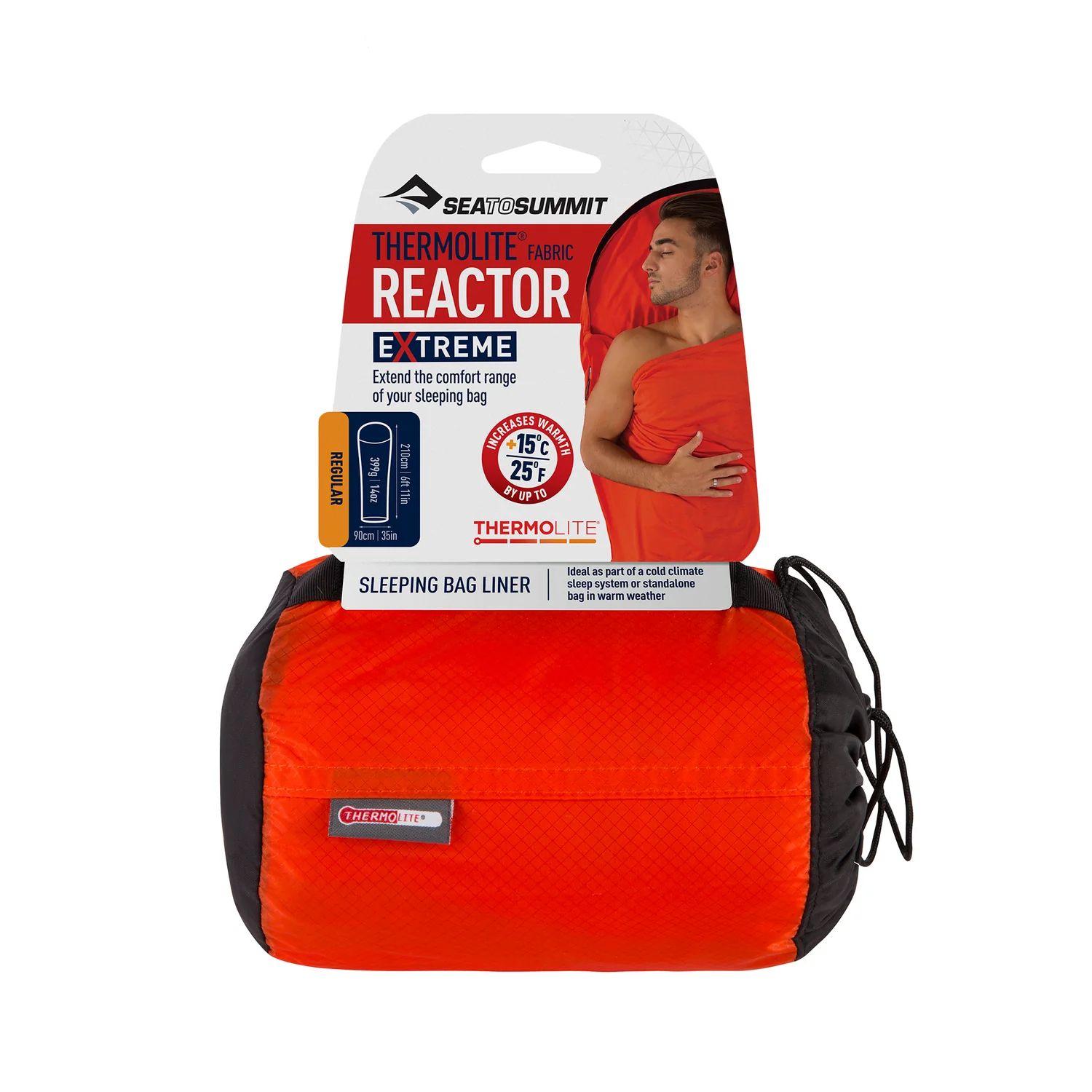 SEA TO SUMMIT THERMOLITE REACTOR EXTREME liner sintético 15°C Red