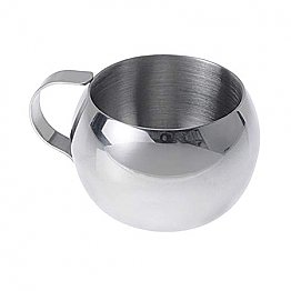 GSI GLACIER STAINLESS DOUBLE WALLED ESPRESSO CUP