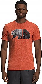 THE NORTH FACE M Short Sleeve Tri blend Bear Tee Rusted Bronze Heather