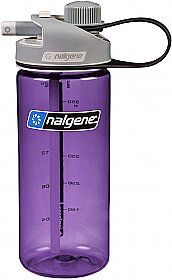 Nalgene MultiDrink, Purple w/Gray Cap, Tritan 20oz/ 590 ml.