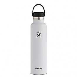 HYDRO FLASK  STANDARD MOUTH Botella térmica con tapa Flex Cap  de 710 ml/24 oz  color Blanco