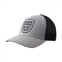 BD TRUCKER HAT Heathered Aluminum-Black