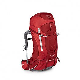 OSPREY ARIEL AG 55 BACKPACKING W´s C/DAYPACK CARDINAL RED