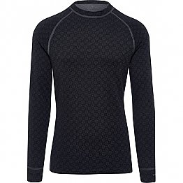 THERMOWAVE Merino Xtreme Long sleeve shirt M's Black/Dark GreyMelange