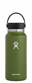HYDRO FLASK  WIDE MOUTH Botella térmica con tapa Flex Cap  de 946 ml/32 oz  Olive