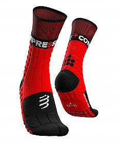 COMPRESSPORT Pro Racing Socks Winter Trail Red/Black