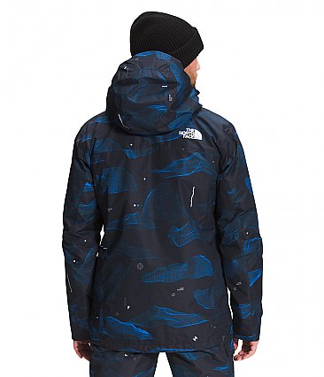 THE NORTH FACE ThermoBall Eco Snow Triclimate Men's Aviator Navy BNRY HFDM PRINT/TNF BLAK